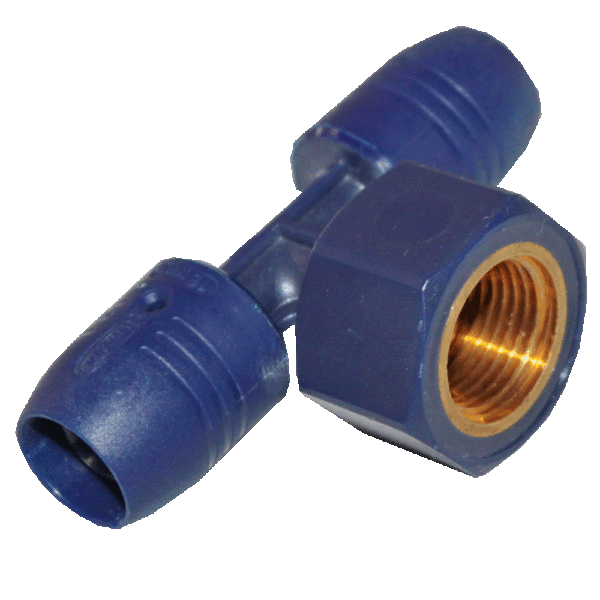 WAVIN smartFIX T - Stück Abgang IG 16 x 1/2" x 16 mm