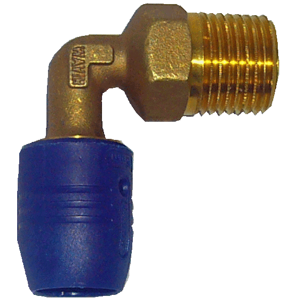WAVIN smartFIX Übergangswinkel 90° AG 20 mm x 3/4" Metall