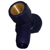 WAVIN smartFIX Übergangswinkel 90° IG 20 mm x 3/4" Kunststoff