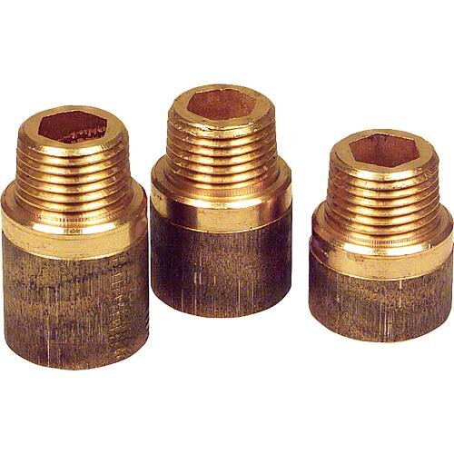 Rotguss Hahnverlängerung 1/2" 12,5 mm