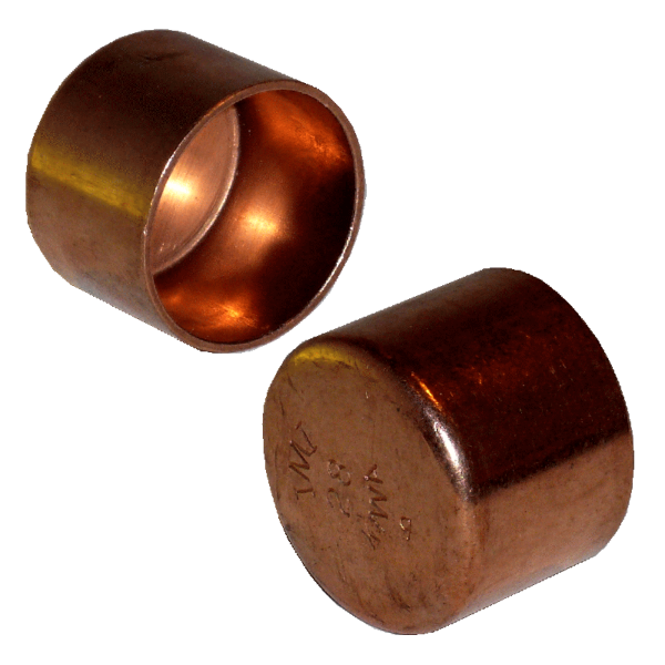 Kupfer Lötfitting Kappe Typ 5301