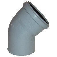 HT - Bogen in verschiedenen Dimensionen DN 50 45°
