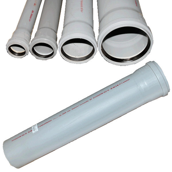 HT - Rohre in verschiedenen Größen DN 40 250 mm