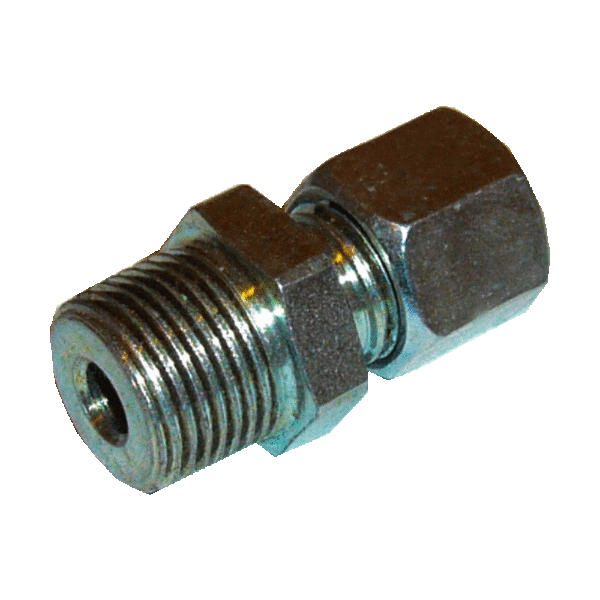 Ermeto Schneidring Verschraubung GEV, verzinkt in verschiedenen Größen 8 mm x R 1/8" ( DN 6 )