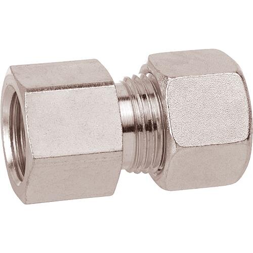 Ermeto Schneidring Verschraubung GAV ( gerade Aufschraub-Verschraubung ), verzinkt in verschiedenen Größen 10 mm x R 3/8" ( DN 10 )