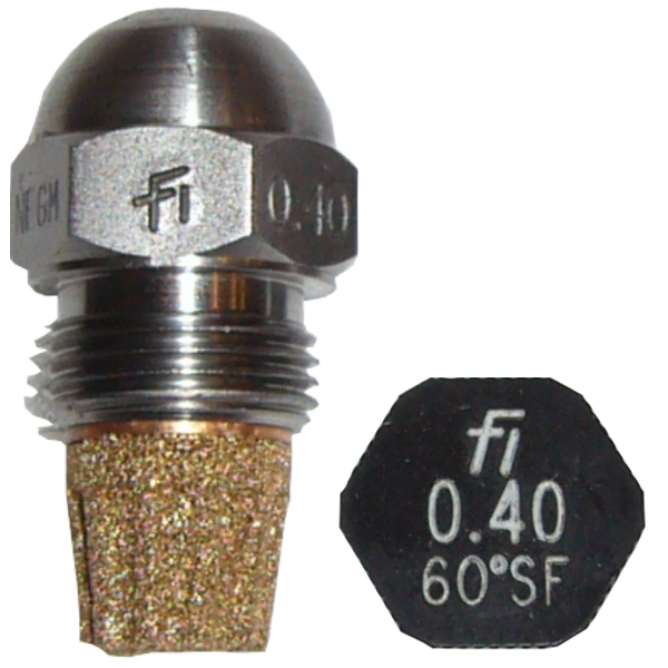 Fluidics Ölbrennerdüse Vollkegel 0,60 / 45° SF