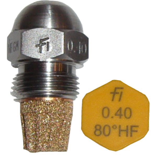 Fluidics Ölbrennerdüse Hohlkegel 0,65 / 80° HF