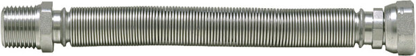 Edelstahlwellschlauch ausziehbar in verschiedenen Größen u. Längen 3/4 " ( DN 20 ) 500 - 1000